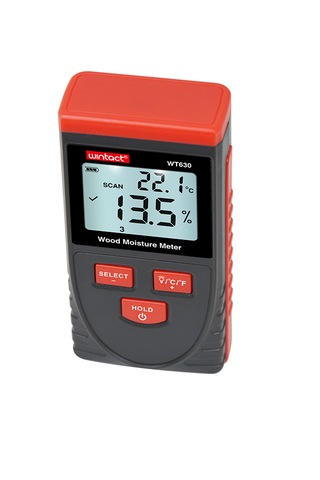 Wıntact Wt630 Temassız Ahşap Nem Ölçer Dijital Kereste Nem Ölçüm Cihazı