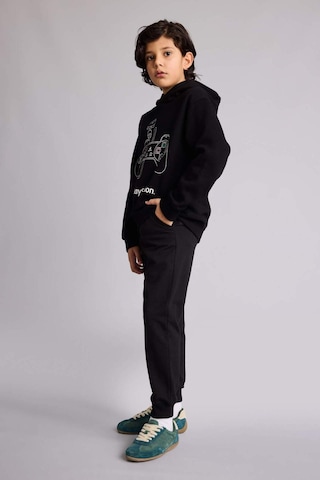Defacto Regular Fıt Sweatshirt Kumaşı Pantolon Erkek Çocuk G0866a826spbk81 Siyah-bk81