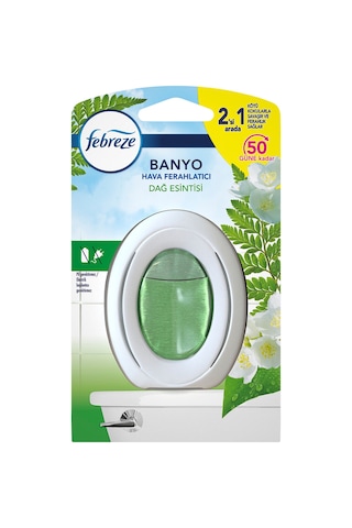 Febreze Hava Ferahlatıcı Banyo Kokusu Dağ Esintisi 7.5 ML