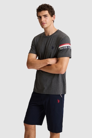 U.s. Polo Assn. Erkek Antrasit Melanj Pijama Takım 50326131-vr081