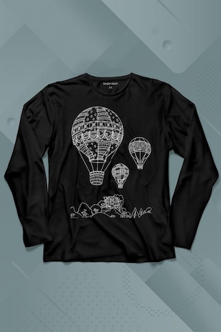 Kapadokya Nevşehir Peri Pacaları Cappadocia Uzun Kollu Tişört Baskılı Çocuk T-shirt 001