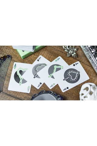 King Star Reflections Epiphany Green Premium Oyun Kağıdı Koleksiyonluk İskambil Kartları