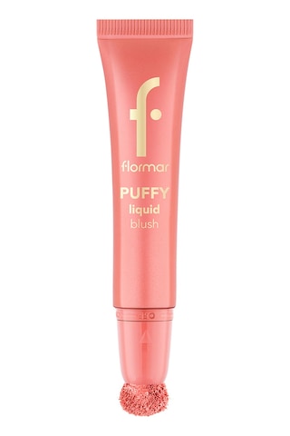 Flormar Puffy Liquid Nemlendirici Etkili & Parlak Bitişli Sünger Aplikatörlü Likit Allık 001 Pınky Glow