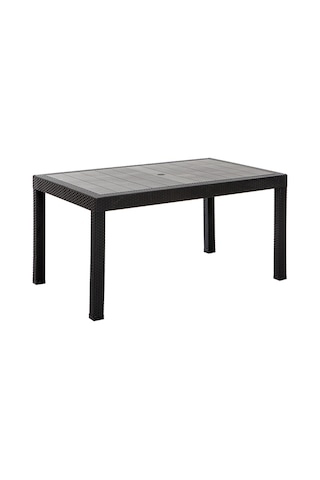 Rattan 90x150 Camsız Antrasit Masa - Bahçe&balkon&teras Antrasit Rattan 90x150 Camsız Antrasit Masa - Bahçe&balkon&teras Antrasit