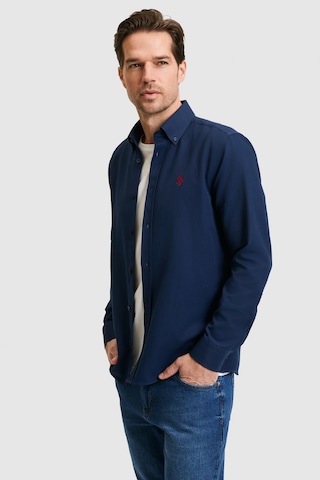 U.S. Polo Assn. U.s. Polo Assn. Erkek Lacivert Gömlek Basic 50324708-vr033