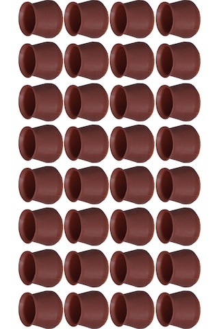 32 Adet Sandalye Bacak Koruyucuları Kaymaz Çizilmeye Dayanıklı Yuvarlak Silikon Mobilya Bacak Koruyucuları Aksesuarları Diğer