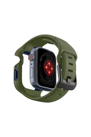 Apple Uyumlu Watch Seri 8/7 (45 MM) Kılıf & Kayış, Spigen Liquid Air Pro