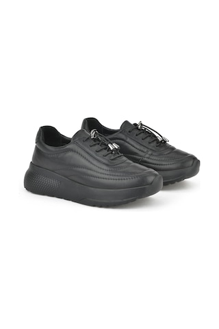 Ziya, Kadın Hakiki Deri Sneaker 1531050z2650f100k Siyah 1531050z2650f100k 000 Siyah