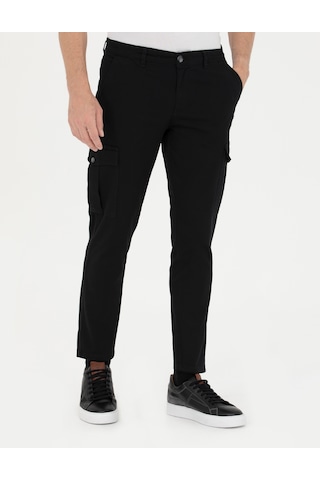 Pierre Cardin Erkek Siyah Kanvas / Chino Pantolon 50278439-vr046 Siyah