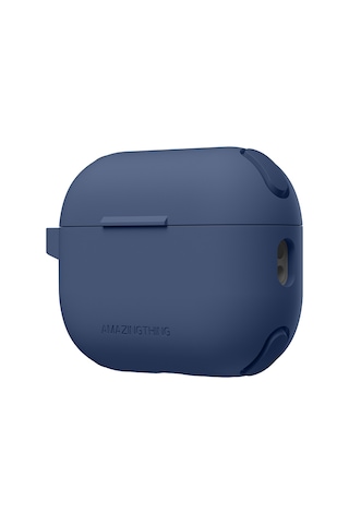 Airpods Pro 2 Uyumlu Amazingthing Airbag Köşe Tasarımlı Omni Serisi Silikon Kapak Lacivert