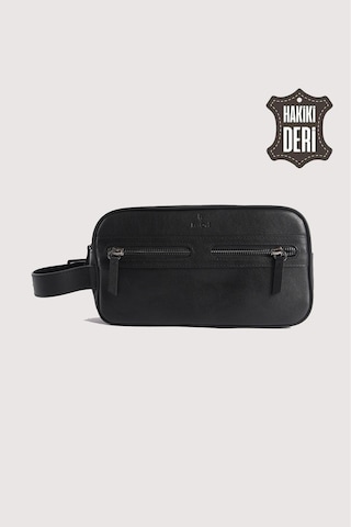 Hakiki Deri Erkek Takım Çantası Siyah Smr8518 Siyah