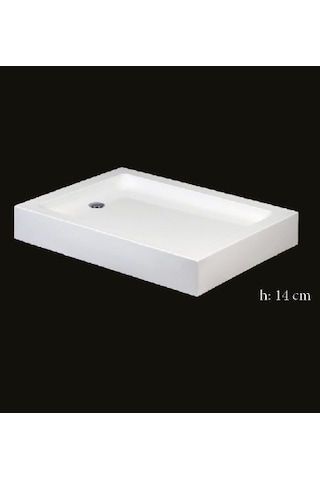 A-90x100 Dikdörtgen Monoblok Duş Teknesi
