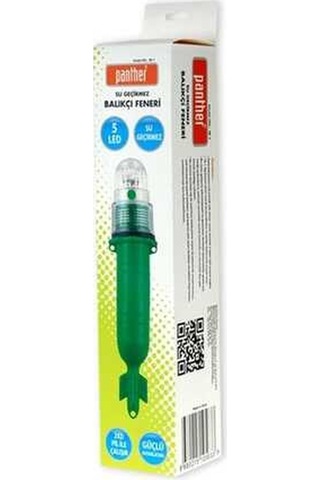 Panther 18 1 5 Ledli Pille Çalışan Su Geçirmez Balıkçı Feneri - -popvitrin Panther