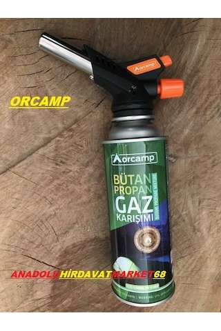 Orcamp Gazli Pürmüz Set Kamp Pürmüzü Çakmakli Püzmüz Seti Çok Renkli