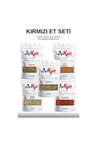 Bykurt Kırmızı Et Seti: Lezzetin En Özel Hali - Mangal Baharat Seti