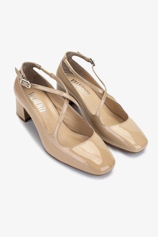 Valmenti Kadın Hakiki Deri Bej Topuklu Ayakkabı 1027 229 Bn Ayk Y25 Nude Rgn Bej