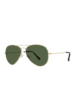 Polarize Pilot Güneş Gözlüğü Raptor 105 Large Gümüş Gözlük Yeşil Cam Diğer 93125399