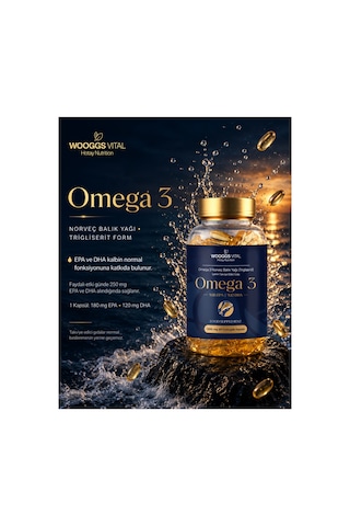 Omega 3 Norveç Balık Yağı İteg 90 Soft Jel