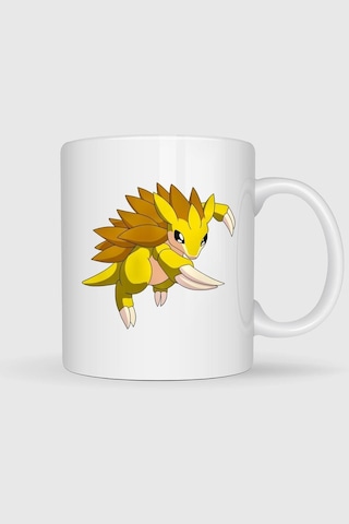 Sandslash Baskılı Kupa Bardak Beyaz