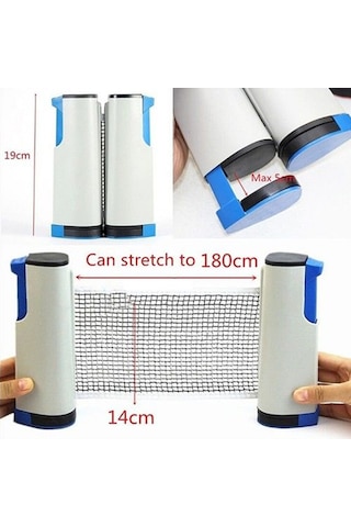 Black Ayarlanabilir Masa Tenisi Direk Ve File Seti Blk93 Açık Gri