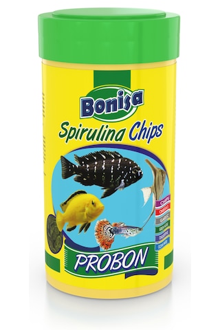 Spirulina Chips Pro 250ml Kutu Akvaryum Balık Yemi
