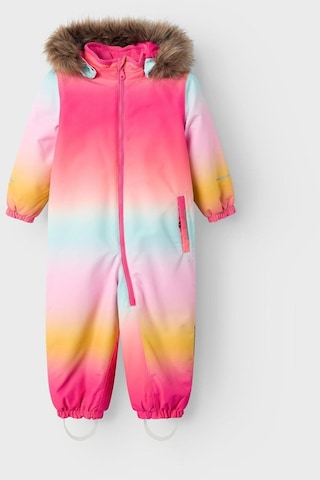Name It Name İt Nmfsnow10 Suıt Colour Flow Fo Çocuk Astronot Mont-bonbon Çok Renkli
