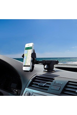 Uzayabilen Vantuzlu Cep Araç Telefon Tutucu Oto Araba Içi Telefon Tutacağı 360