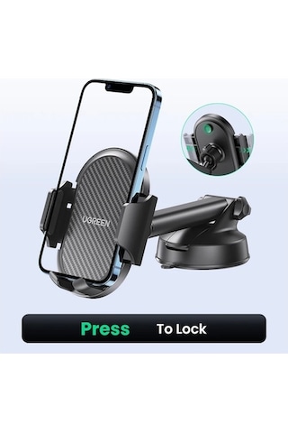 Tysm Joyjadehub Ugreen Araba Telefonu Tutucu Standı, Yerçekimi, 4.7-7 İnç Uyumlu, Güvenli Sürücü Yardımcısı 1pc