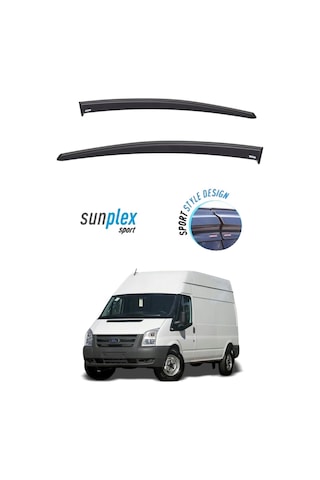 Ford Transit 02-13 Sunplex Marka Cam Rüzgarlığı Mugen 2'Li