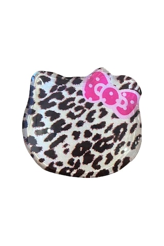 E2m Pop Socket Telefon Tutucu Benekli Kedi Pudra Pudra