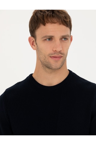 Pierre Cardin Erkek Lacivert Triko Kazak 50281823-vr033 Lacivert