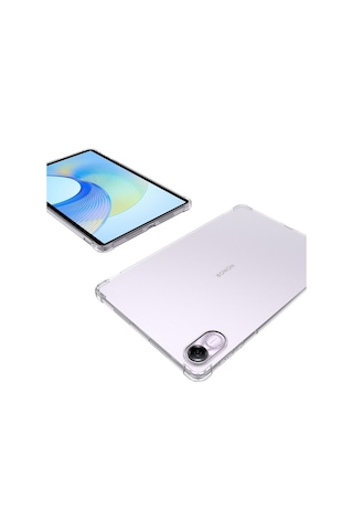 Honor Pad X9 11.5'' Inç Uyumlu Şeffaf Silikon Köşe Koruyuculu Tablet Kılıfı Kılıf