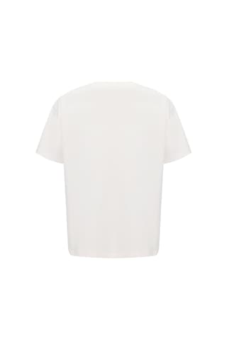 Reebok Yuresa Tee Ekru Kadın Kısa Kol T-shirt 000000000102616088 Bej