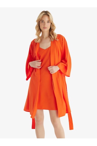Blackspade Kadın Premium Ekovero Mercan Sabahlık C0t3n5o06 Mercan