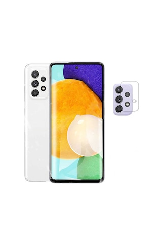 Samsung Uyumlu Galaxy A72 Zore Nano Kamera Koruyucu Renksiz
