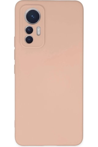 Durukar Mi 12 Lite Kılıf Nano İçi Kadife Silikon - Pudra