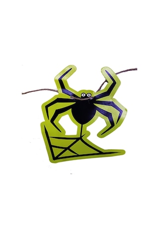 Örümcek Şekilli Asmalı Halloween Flama Banner Afiş 2 Metre