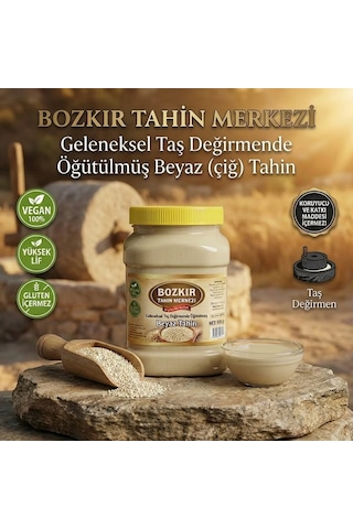 Bozkır Tahin Merkezi Doğal Taş Değirmen Beyaz Tahin 935 G