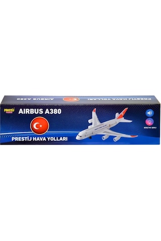 FAB 1505 Işıklı Müzikli Yolcu Uçağı A380 -Pestij
