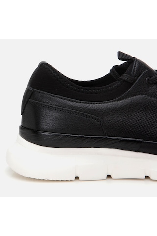 Hotiç Hakiki Deri Siyah Erkek Spor Ayakkabı 02ayh305660a100 Siyah-black Siyah