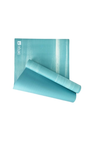 Rebuwo Egzersiz Matı 5mm Kalınlık 178x61 Cm Kaymaz Pilates Ve Fitness Matı Turkuaz