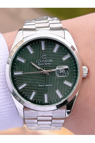Coliseum Çelik Kordon Takvimli Kadran Kutulu Seri Erkek Kol Saati Ft.rl.8742.s1 Gri