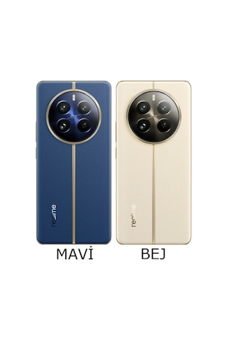 Realme 12 Pro Rmx3842 Arka Kapak Pil Kapağı Full Mavi