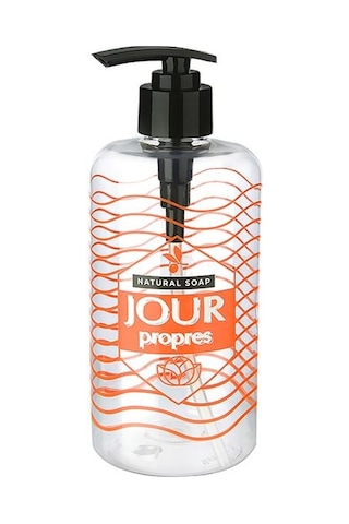 Periboia Şeffaf Sıvı Sabunluk Yuvarlak Plastik Pompalı 500 Ml Diğer