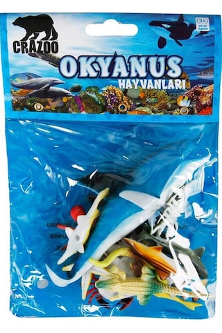 Okyanus Hayvanları Poşetli Hayvan Oyun Seti