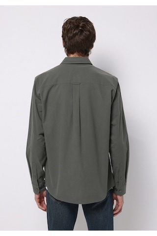 Colin's Colins Regular Fit Shirt Neck Düz Erkek Yeşil Uzun Kol Gömlek Cl1073845 Q1.v2 Kha Haki