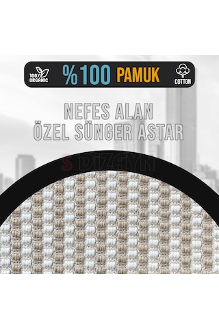 S-dizayn Oto Koltuk Koruyucu Kılıf Krem Universal 2 Parça Ön A+