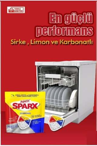 Sparx Diamond Bulaşık Makinesi Kapsülü 60 X 4 240 Adet
