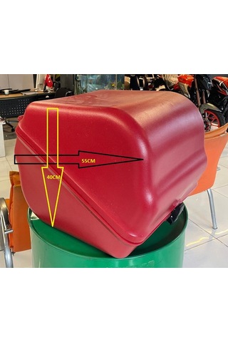Oval Servis Pizza Çantası 95 Litre Kırmızı