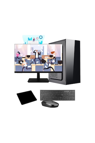 Ramtech WorkForce OF710-312 i7-10700F 16 GB 256 GB SSD R5230 24" Dos Masaüstü Bilgisayar